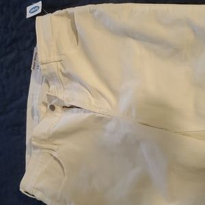 All white old navy pants